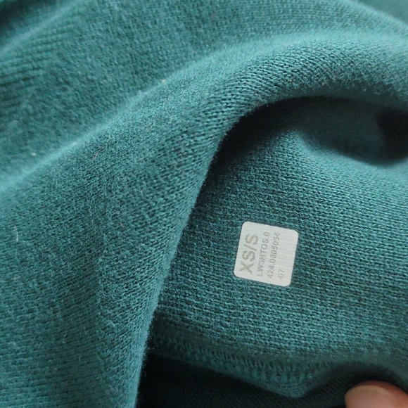 NWOT Lululemon Scuba Oversized Half-Zip Hoodie Storm Teal Size XS/S - Picture 3 of 4